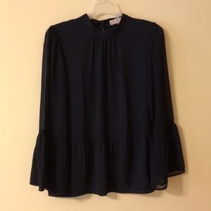 Loft sheer blouse NWT